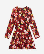 The Kooples - Vestido Patinador - Rojo - Mujer