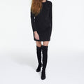 The Kooples - Robe Droite - Noir - Femme