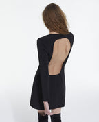 The Kooples - Robe Droite - Noir - Femme