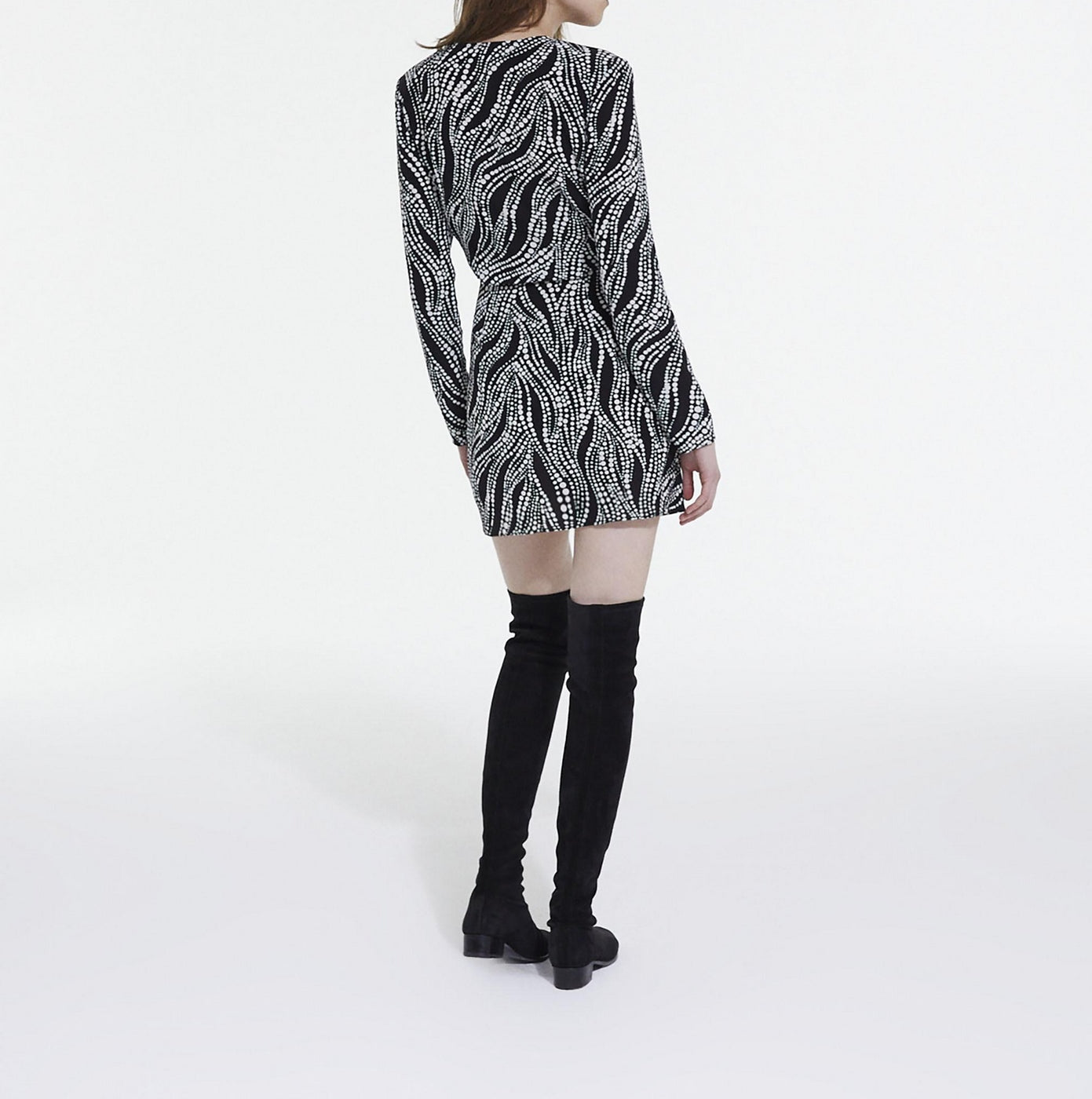 The Kooples - Robe Droite - Noir - Femme