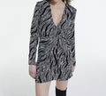 The Kooples - Robe Droite - Noir - Femme