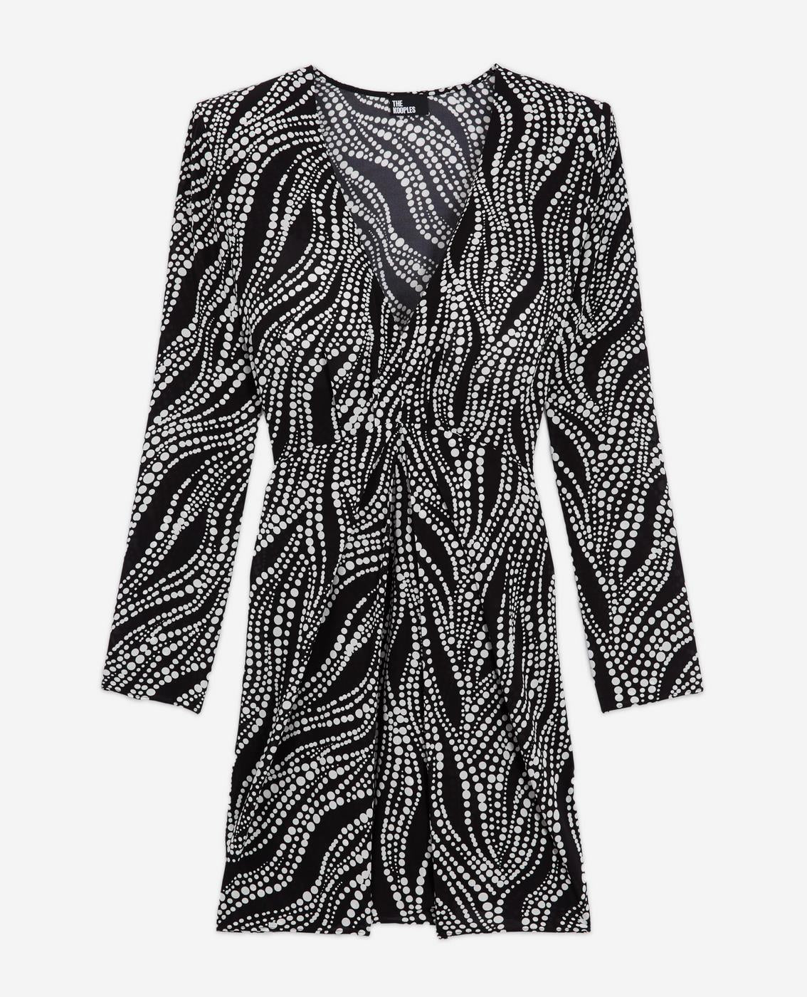 The Kooples - Robe Droite - Noir - Femme