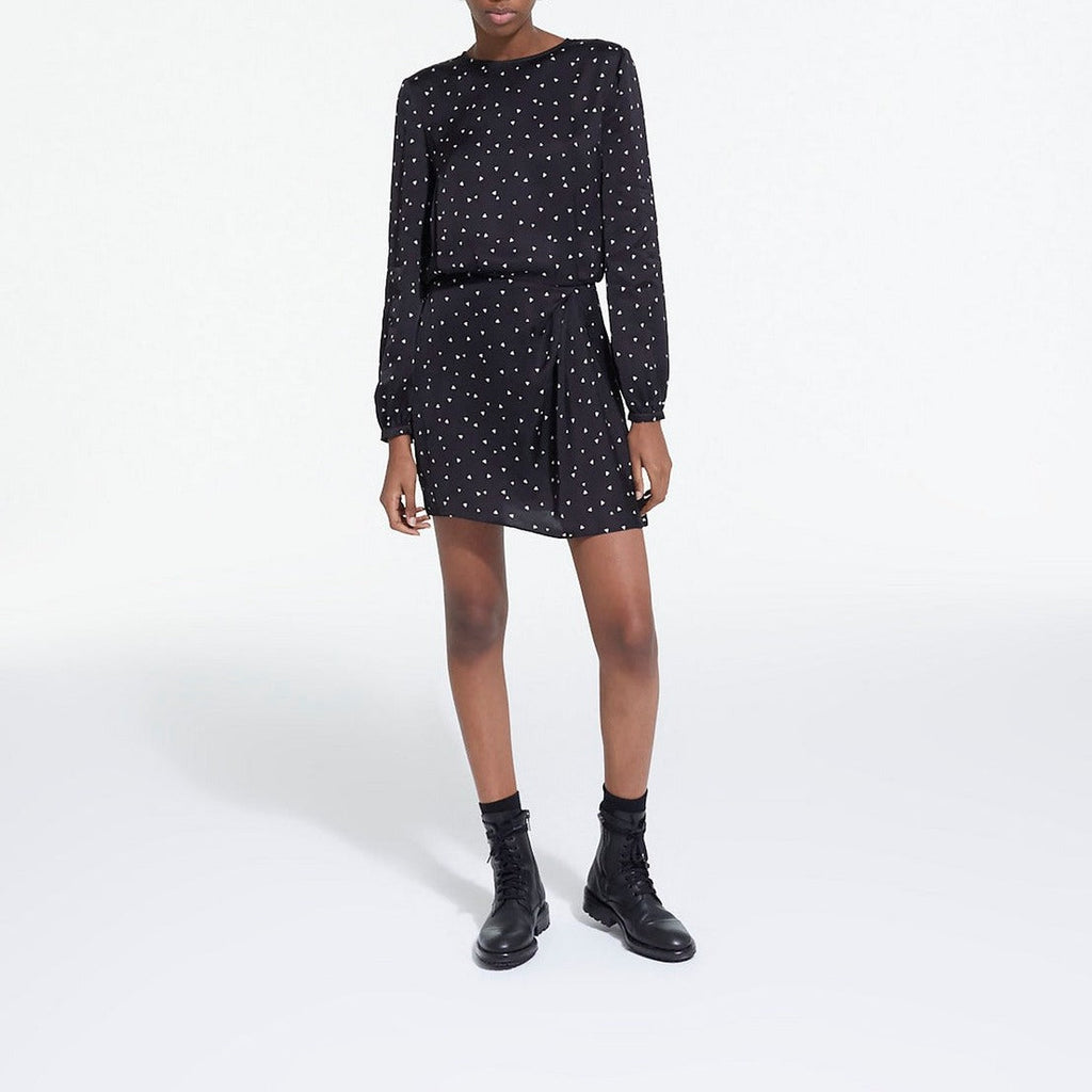 The Kooples - Robe Droite - Noir - Femme