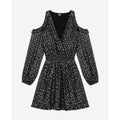 The Kooples - Robe Patineuse - Argenté - Femme