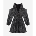 The Kooples - Robe Patineuse - Argenté - Femme