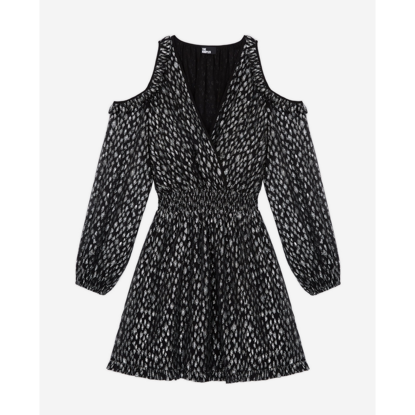 The Kooples - Robe Patineuse - Argenté - Femme