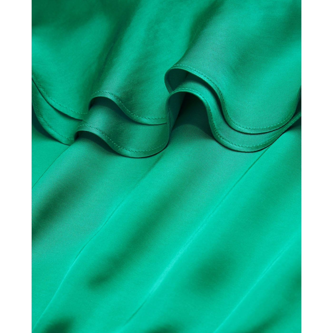 Vestido asimétrico - Verde - Mujer
