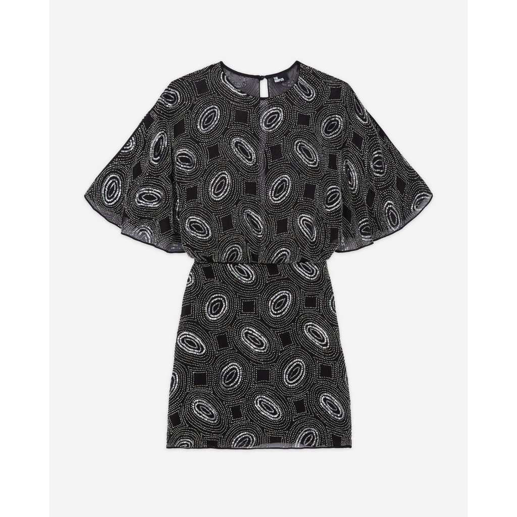 The Kooples - Robe Fourreau - Noir - Femme
