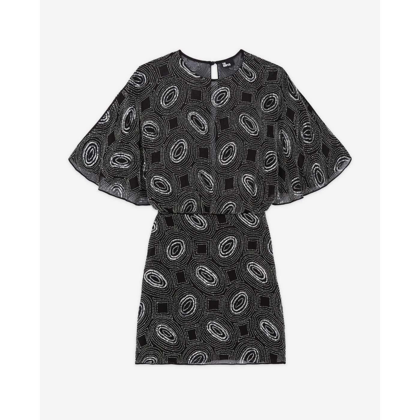The Kooples - Robe Fourreau - Noir - Femme