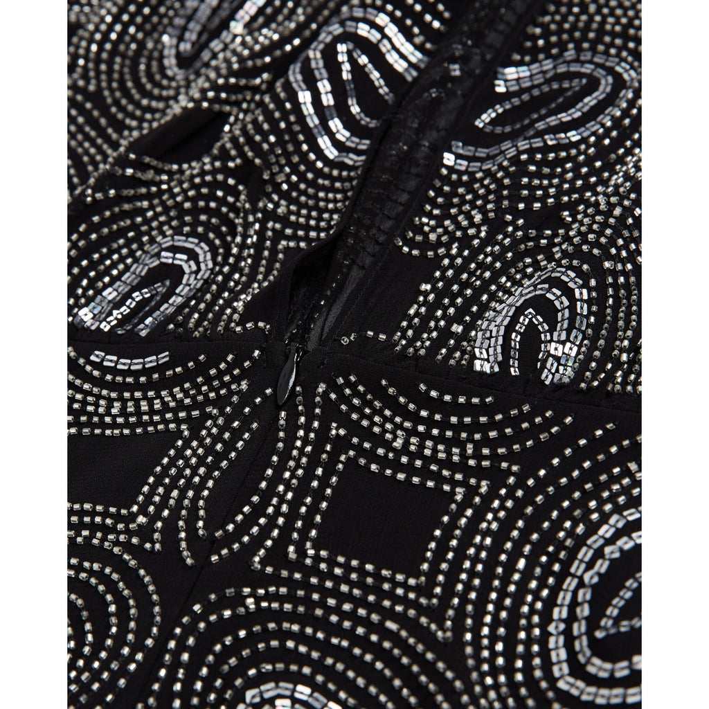 The Kooples - Robe Fourreau - Noir - Femme