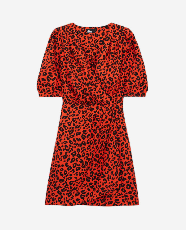 The Kooples - Vestido Corto Leopardo - Mujer