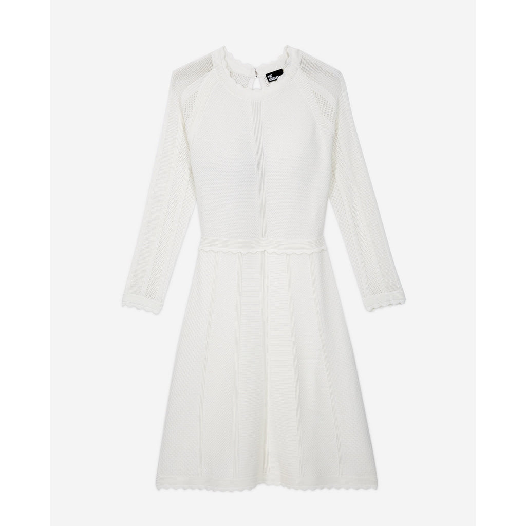 The Kooples - Robe Patineuse - Blanc - Femme