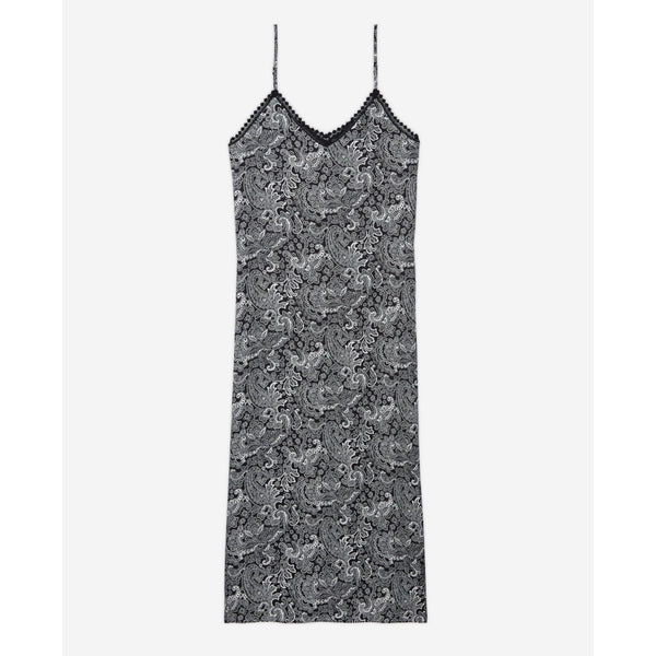 The Kooples - Long Dress - Black and White - Women