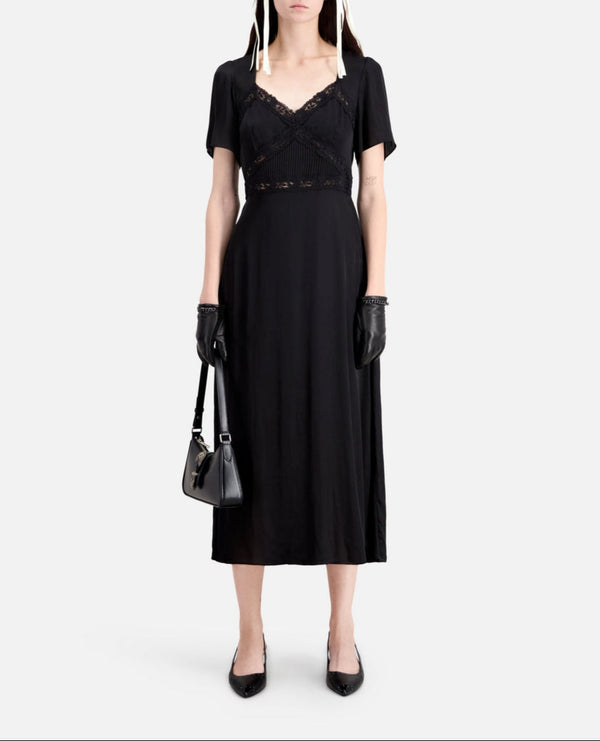 The Kooples - Long Mc Top Lace Dress - Women's