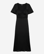 The Kooples - Robe Longue Mc Haut Dentelle - Femme