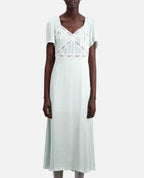 The Kooples - Robe Longue - Vert D'Eau - Femme