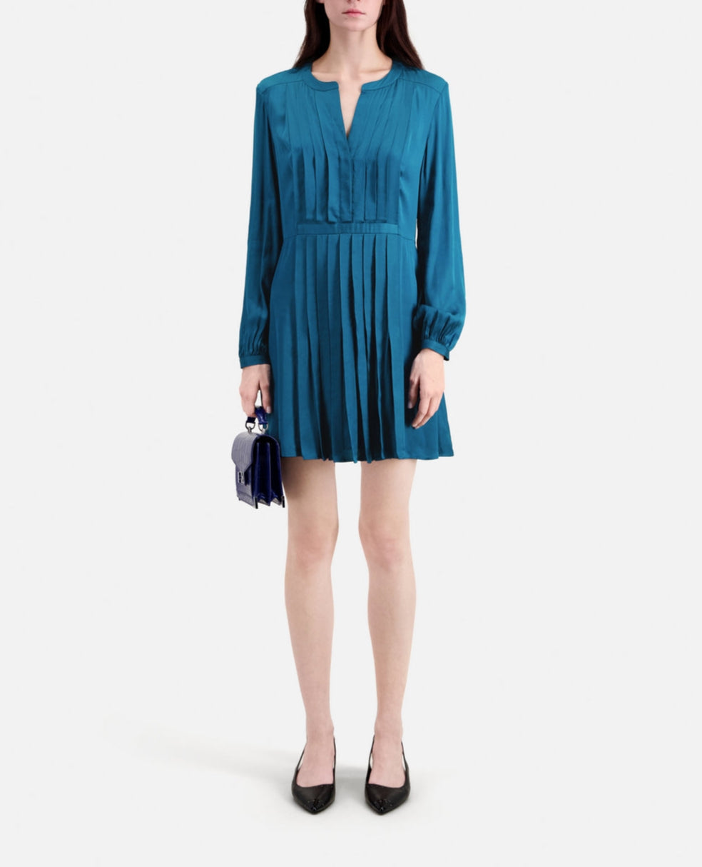 The Kooples - Skater Dress - Blue - Women