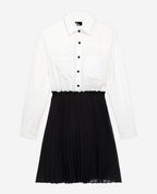 The Kooples - Robe Trompe-L’Œil En Soie – Blanc - Femme