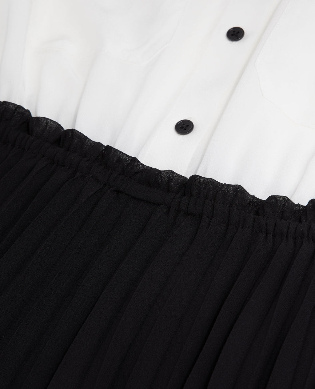 The Kooples - Robe Trompe-L’Œil En Soie – Blanc - Femme