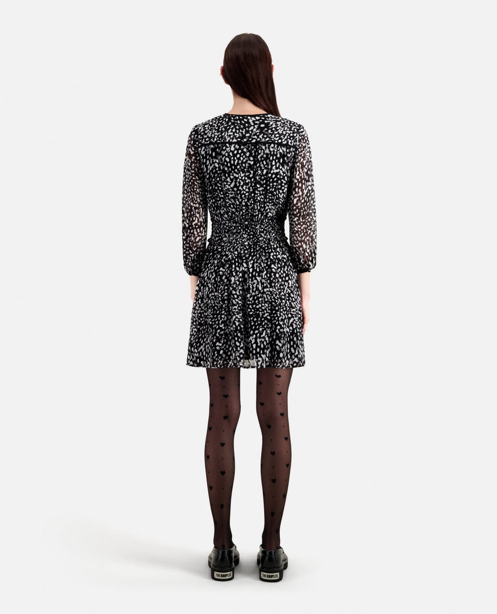 The Kooples - Robe Patineuse - Noir - Femme