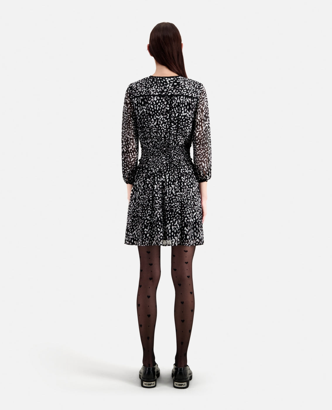 The Kooples - Robe Patineuse - Noir - Femme