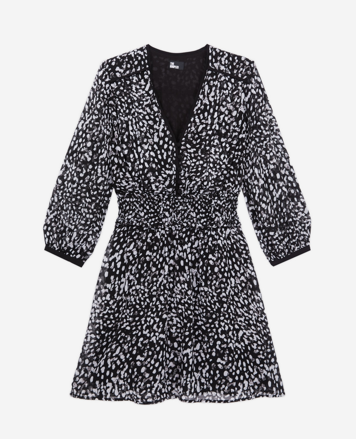 The Kooples - Robe Patineuse - Noir - Femme