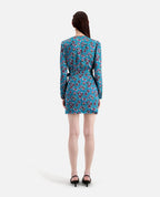 The Kooples - Vestido Patinador - Azul - Mujer