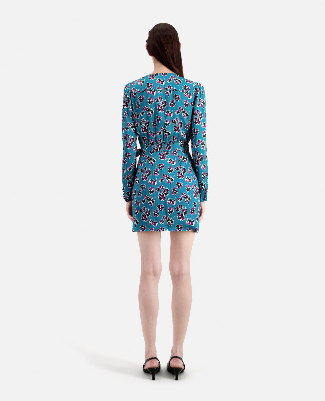 The Kooples - Vestido Patinador - Azul - Mujer