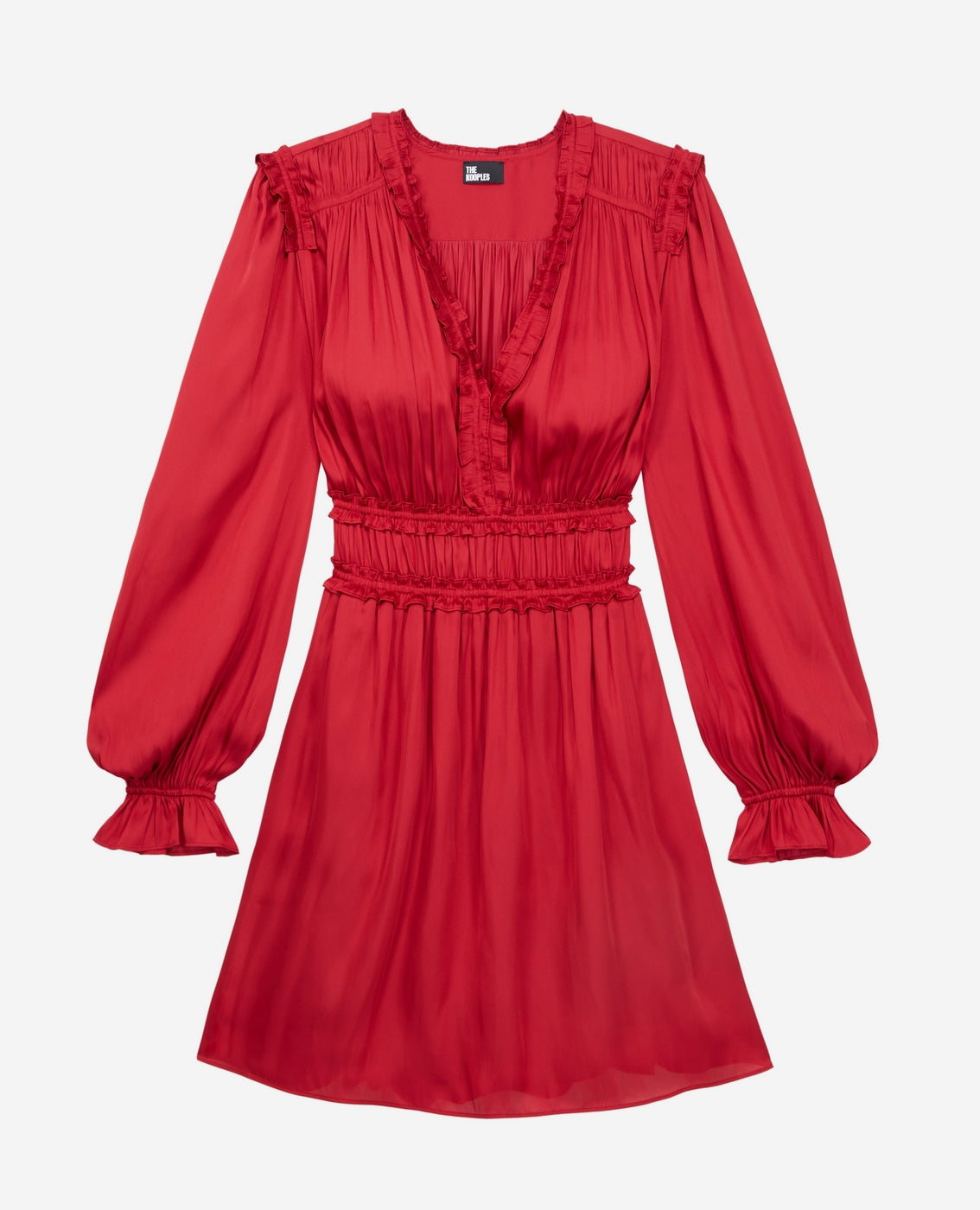 Vestido skater - Rojo - Mujer