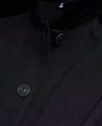 The Kooples - Vestido Camisero de Doble Tejido - Negro - Mujer