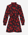 The Kooples - Silk Shirt Dress - Black - Women