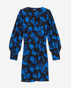 The Kooples - Vestido Cruzado De Seda - Negro - Mujer