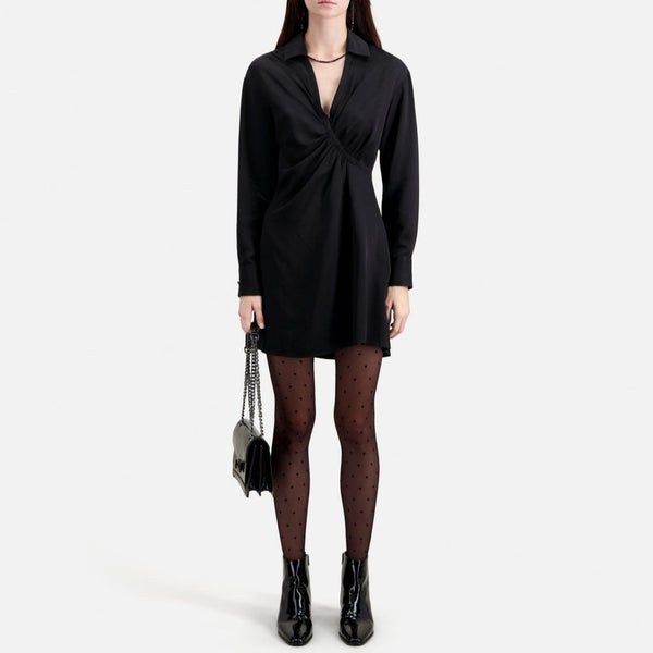 The Kooples - Vestido Corto Manga Larga - Mujer