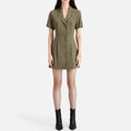 The Kooples - Robe Chemise - Kaki - Femme