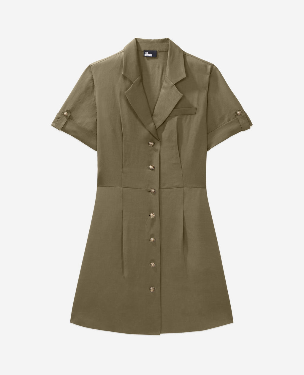 The Kooples - Robe Chemise - Kaki - Femme