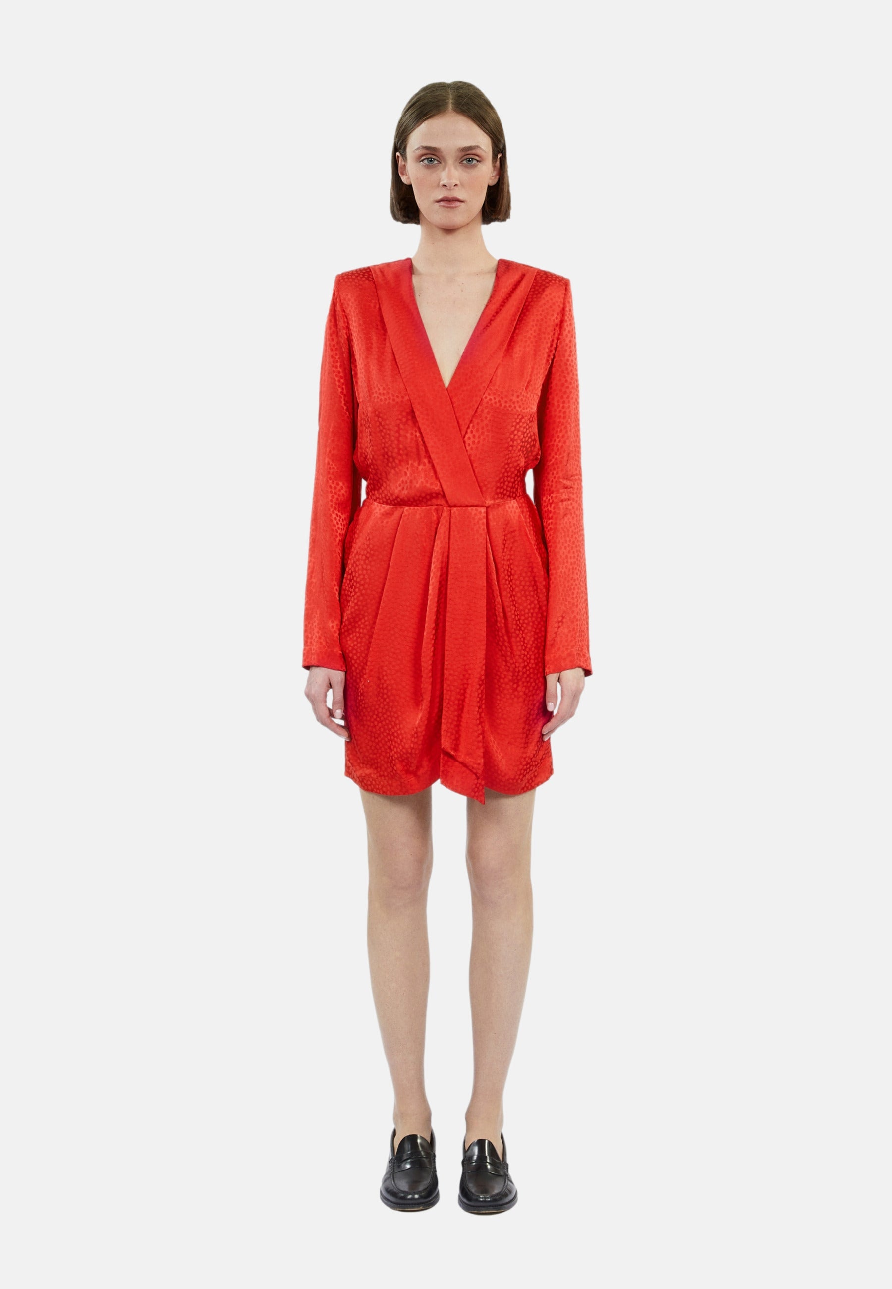 The Kooples - Vestido Corto De Manga Larga Con Cremalleras Decorativas
