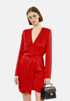 The Kooples - Vestido Corto De Manga Larga Con Cremalleras Decorativas