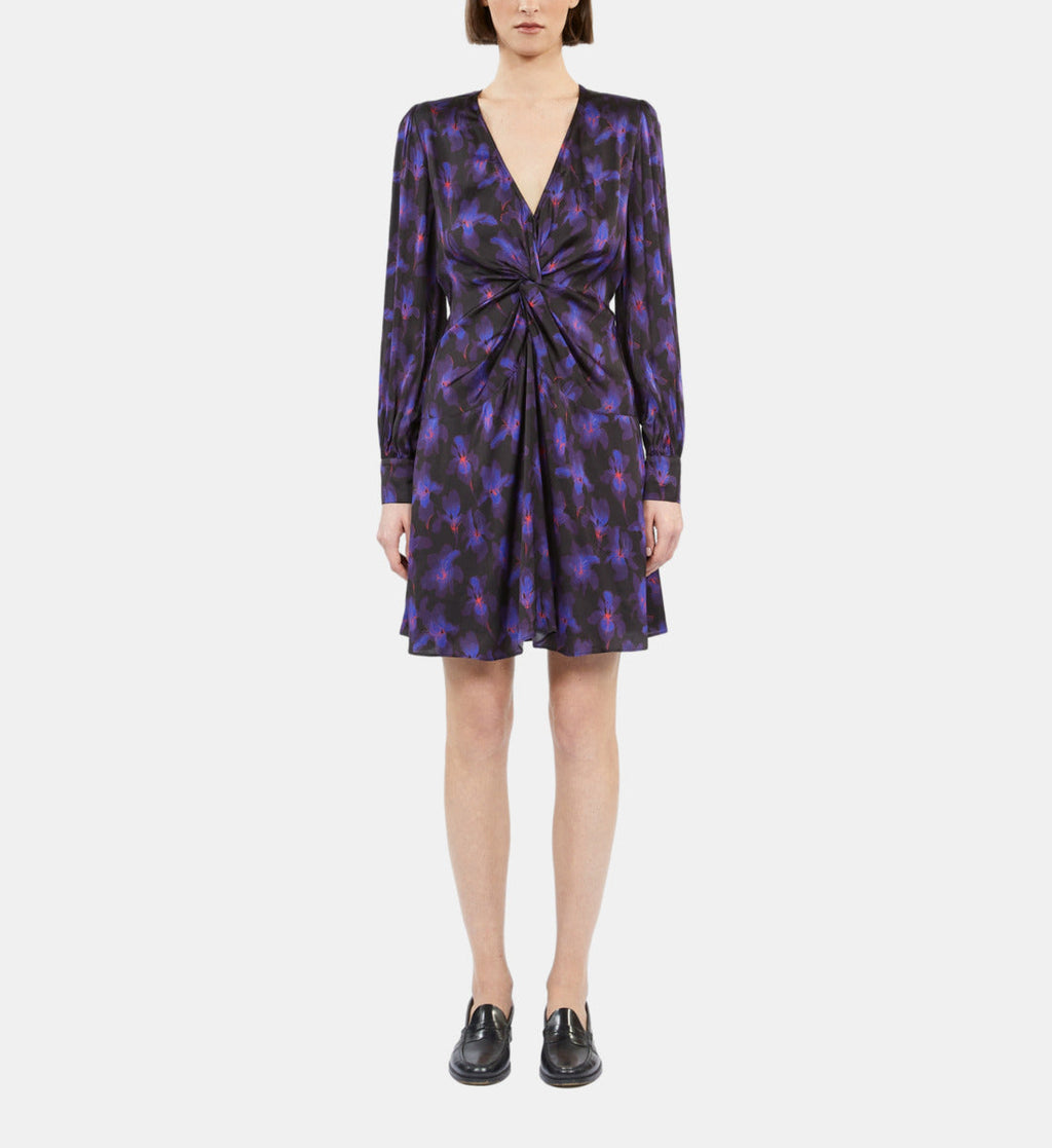 The Kooples - Tied Short Dress Long Sleeves
