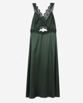 The Kooples - Vestido Largo En Seda Con Guipur