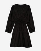 The Kooples - Robe Courte Manches 3/4 Resseree Taille