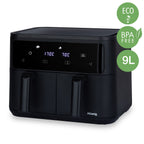 Double Air Fryer 2x4.5L - Black