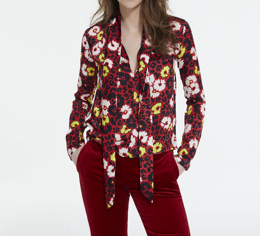 The Kooples - Blouse - Rouge - Femme