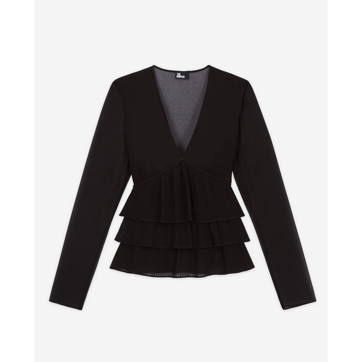 The Kooples - Top - Noir - Femme