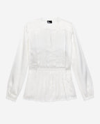 The Kooples - Top plisado de manga larga - Mujer