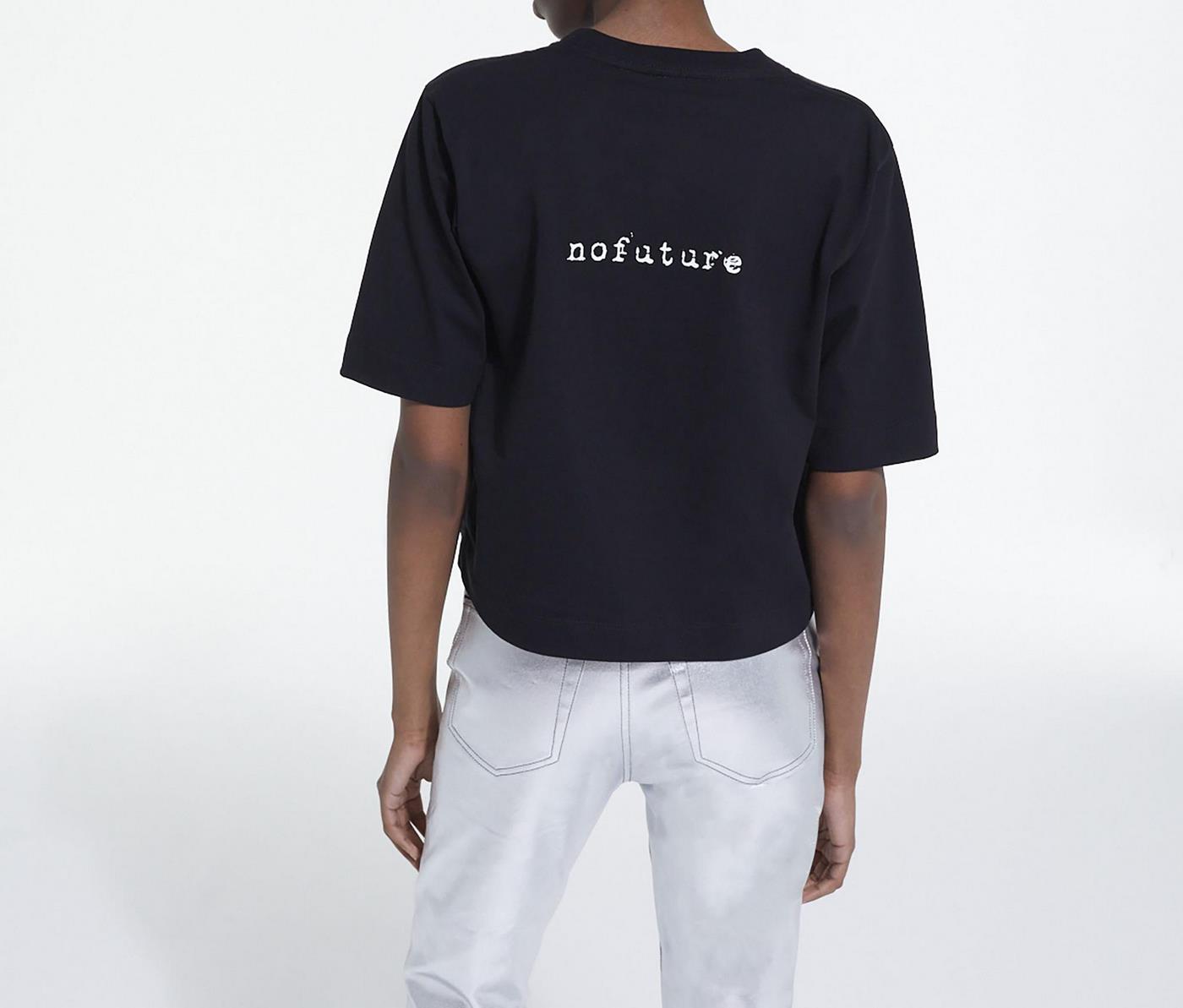 The Kooples - Short-Sleeved T-Shirt with Logo on Front and Back - Women