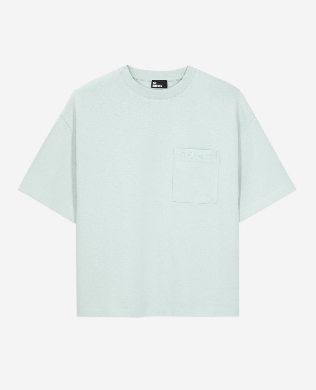 The Kooples - Camiseta Cropped con Bolsillo en el Pecho - Mujer