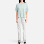 The Kooples - Camiseta Cropped con Bolsillo en el Pecho - Mujer