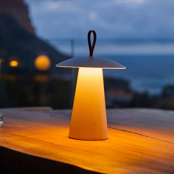 Fungy - Wireless Table Lamp - Steel - White