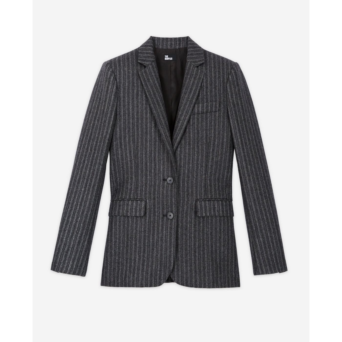 The Kooples - Cazadora Lana - Negro - Mujer