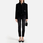 The Kooples - Chaqueta De Tweed - Negro - Mujer